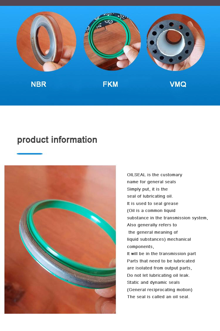 Sello de aceite de absorción de golpes para diferentes aplicaciones y entornos industriales con normas 0